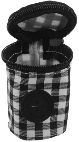 FUNNETOYU Dispensador de Bolsas para Pañales Portátil con Clip Resistente Organizador para Residuos de Mascotas y Bebés para Cochecito Bolso y Correa Bolsa con Cremallera para Paseos al