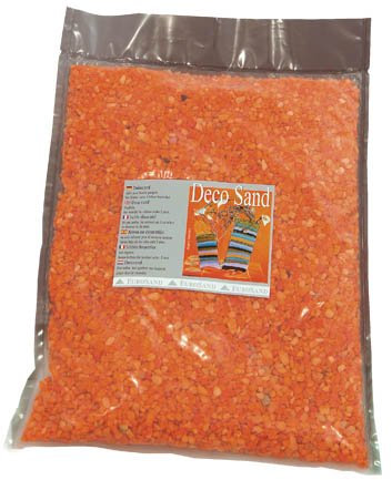 10x Granulat orange 1000gr. 2 - 3mm im Beutel