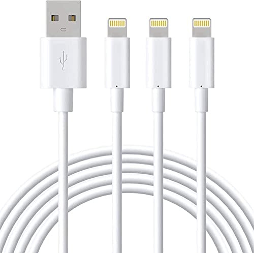 Marchpower Lightning Kabel 3 Stück 2M MFi-zertifiziert | iPhone Ladekabel kompatibel mit iPhone 13/12/11/X/8/7/6 Serie, SE, iPad und iPod