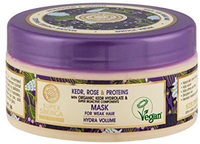 Natura Siberica Pino Rosa Y Proteinas Mascarilla Capilar Cabello Debil 400Ml Hårvård