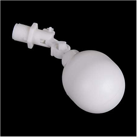 WUXUN-Valve 1PC 3/8 inch Adjustable Mini Plastic Float Valve Ball Aquarium Control Safety Check Switch for Water Tower Tank