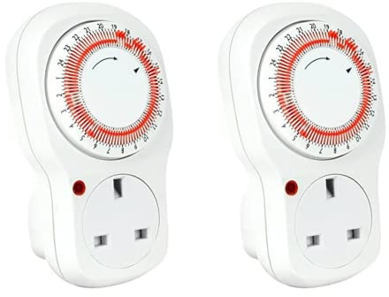 SHPELEC® Minuteur 24 heures 13 A 3 kW 15 min (2)