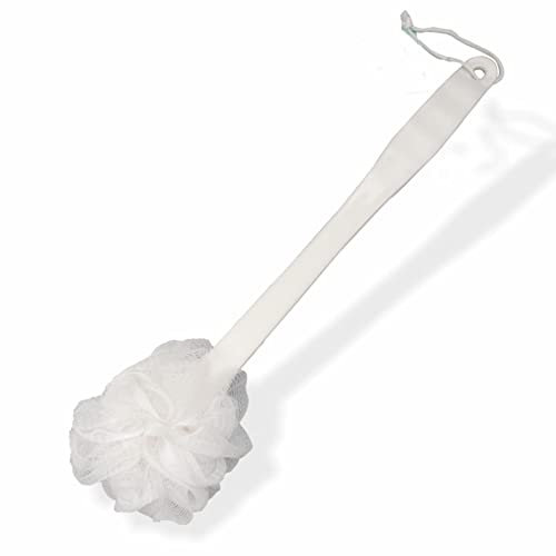 AZEEZ Long Handled Bath Brush Exfoliating Body Scrub Brush Loofah Back Scrubber Dry Skin Exfoliating Shower Brush for Men Women Bathroom Supplies (Pack of 1)