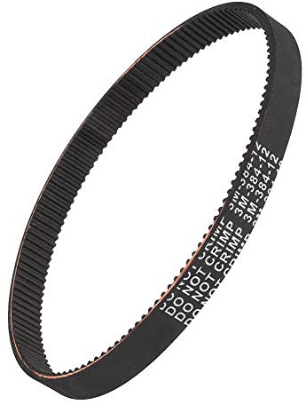 Tbest - Courroie d'entraînement de moto, Courroie de transmission en caoutchouc de haute qualité, Noir, 1.2 cm de large, Compatible avec Motocyclette, Modèle Tbestd1gm9x0827