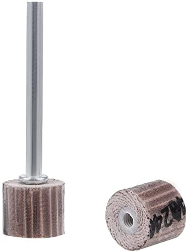 XYWHPGV 5 pièces 10x10mm roue à lamelles 240 grains tête de meulage abrasif avec tige de 1/8 pouces pour outil rotatif(9de82 4ef53 93a9f c0ff6 a18b5 4d0fa
