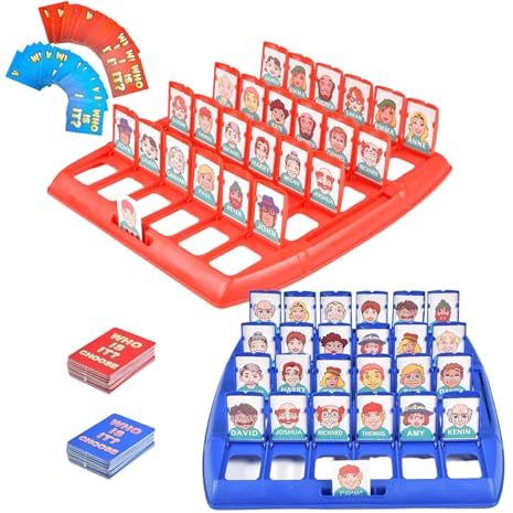 Classic Gioco da Tavolo, Gioco da Tavolo per Bambini Indovina Chi Gioco, Gioco di Pensiero Logico Intellettuale, Famiglia Divertente Genitori Giochi per Bambini Regalo (Versione Inglese)