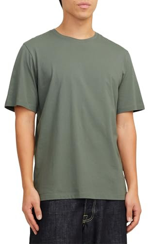 JACK & JONES Herr Jjeorganic Basic Tee Ss O-Neck Noos T-shirt, gRÖN, L