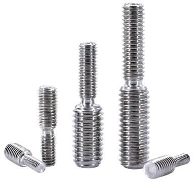 Generisch M3 M4 M5 M6 M8 M10 M12 M14 M16 304 Edelstahl Reduzieren Konvertierung Schraube Doppelseitige Headless Schrauben Bolzen Kamera Adapter(M3x4-M4x6 20Pcs)