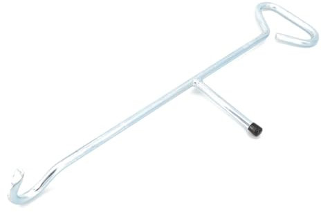 Crochet lève plaques double poignées longueur 570mm Ø 12 mm