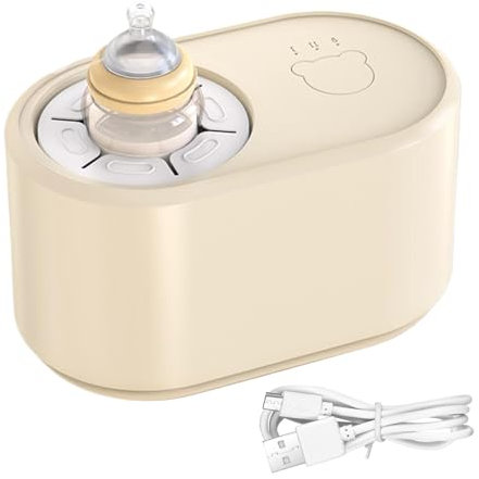 Manolyee Batidora de leche eléctrica para bebés,Máquina batidora de leche para bebés, Mezclador automático de biberones para niños, agitador de biberones, calentador de biberones, Licuadora mezclada