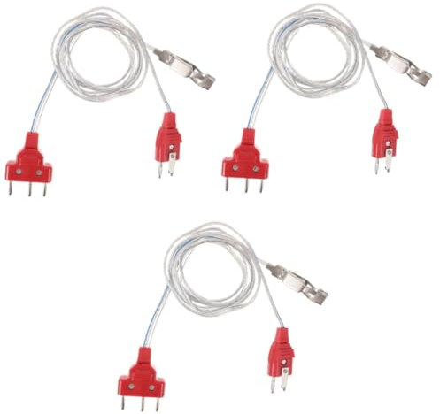 BESPORTBLE 3stücke Fechtausrüstung Kabel Für Fechtmaske Universelles Handseil Für Fechtfolien Professioneller Leitungsanschluss Hohe Und Stabilität Und Gute