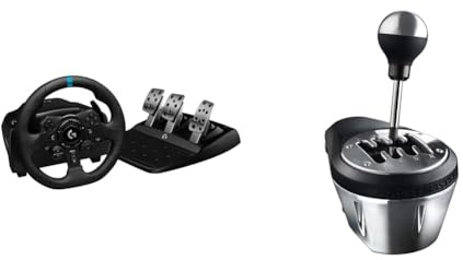 Logitech G923 TRUEFORCE Gaming & Thrustmaster TH8A Shifter – Realistische High-End-Gangschaltung