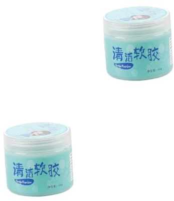 UKCOCO 2 Stck. Tastatur reinigungsknete reinigungsgel cleanen Gel entstauber pc Reinigung tastaturreiniger staubreinigung pc reinigen Ton reinigen Schlamm entfernen Sky-