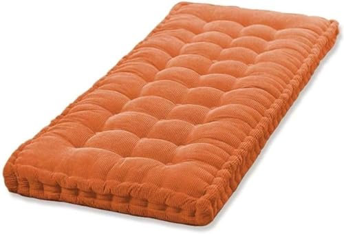 Sitzkissen für Gartenbank, 140 x 50 cm, 810 cm dick, für drinnen und draußen, strapazierfähiger, wasserdichter Stoff, bequeme Bankauflage für Haus und Garten, Farbe 10