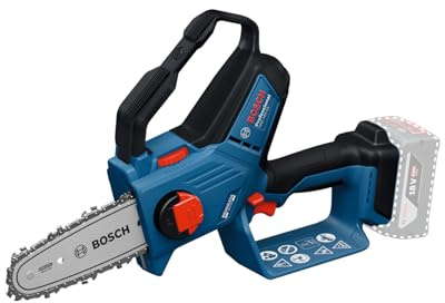 Bosch Professional 18V System Astsäge GKE 18V-15 (bis zu 350 Schnitte pro Akku-Ladung, Schneiden bis 13 cm, bürstenloser Motor, inkl. Schwertschutz 15 cm, ohne Akku)