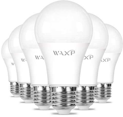 E27 Screw LED Bulb Warm White 100W Equivalent, 3000K 12W 1380LM ES GLS LED Light Bulbs, Flicker Free Large Screw in Light Bulb, Non-dimmable, Pack of 6