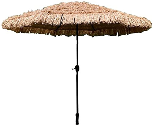 QYYZTQY Ombrellone da Giardino Ombrellone da Giardino per Esterni Ombrellone da Spiaggia Hawaiano? per Giardino, Balcone, terrazza, Cortile, ombrellone in Paglia da Esterno