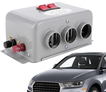 Chauffage Voiture,Appareil à 3 Niveaux de Chaleur Réglables,Défrisette pour Pare-brise | pour Véhicule Camping Intérieur Tente Camping-Car Garage Camion