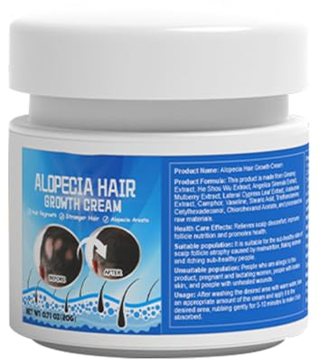 Crème de croissance des cheveux | 20g Crème Réparatrice de Repousse | Hydratant pour le cuir chevelu | Hydratant naturel biologique pour renforcer les racines | Traitement nourrissant pour améliorer l