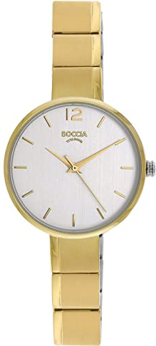 Boccia Style Damen Armbanduhr Titan Vergoldet 29 mm