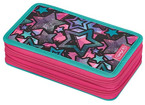herlitz 50032914 23-teiliges Doppeletui Stars, 1 Stück