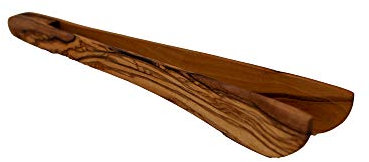 Grill- und Küchenzange aus echtem Olivenholz gefertigt 30 cm