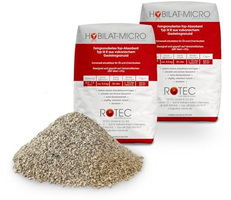 ROTOPOR Ölbindemittel Hybilat Micro 0,3-1,5 mm Typ III R 25 L Chemikalienbindemittel (2x25L)