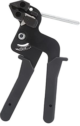 DIY Professional Repair Combination Self Grip Pliers Set，Tie Gun,LS-600R Stainless, Electrical Cable Ties Steel Cable Tie Pliers, Cable Tie Cutter, Stainless Steel Cable Tie Gun, Strapping Tool