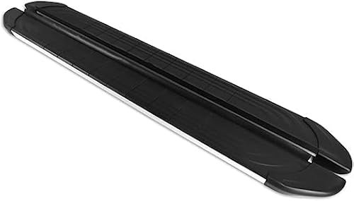 VIPOD 2 StüCk Auto Seitenpedale FüR Ford Transit Custom 2012-2020 Corto L1-2X, Aluminium Flankenschutz Einstiegsleisten Seitenschweller Schutz