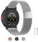 ZoRoll Armband Kompatibel Mit Polar Vantage M3/V3, Edelstahl Ersatzarmband Mesh Metall Uhrenarmband, Magnetisch Verstellbar - Silber