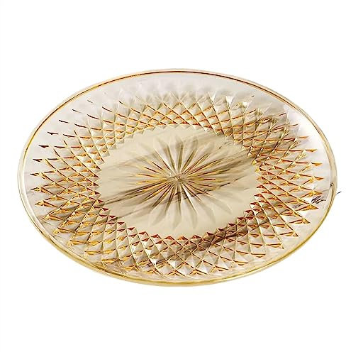 KOHARA Fruit Basket 3 pièces Assiette de Fruits en Acrylique KTV Assiette de Fruits Commerciale Assiette de collation Petite Taille Assiette de Bonbons Maison Grande Assiette de Fruits