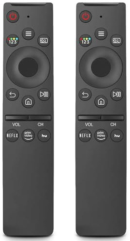 (Pack of 2) Replacement Remote Control for Samsung TV, Compatible for All Samsung TV LED QLED UHD SUHD HDR LCD Frame Curved Solar HDTV 4K 8K 3D Smart TVs