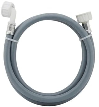 SOS Accessoire Tuyau d'arrivée d'eau universel 2m50 livré avec joints 20/27 avec raccords droit x coudé (L2500mm 3/4 F x 3/4 C Machine à laver, Lave-linge 3664162064