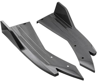 Kofferraumdachspoiler Für E90 E46 F20 A4 B8 Für Golf 5 6 7 Auto Heckschürze Diffusor Splitter Spoiler Canards Seite Röcke Abdeckung Auto Heckspoiler Flügel(Carbon Look)