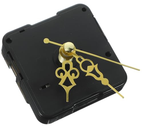 NUOBESTY Stummes Uhrwerk Mit Zeigern Wanduhr Bewegung Ersatzset Für DIY-Uhren Uhrenteile Zum Selbermachen Für Reparatur Und Bastelprojekte
