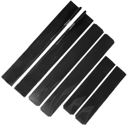 Coche Falda Lateral Faldones Laterales Universales 2,2 M/2 M Alerones De Extensión Paneles Basculantes Divisores De Labios Alerones Laterales ABS Faldones Laterales(Shiny Black 2.2m)