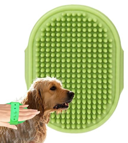 Bürste Für Hunde Shampoo | Bequeme Pflege- Und Massage-Werkzeuge | Bürste Für Haustier Bad | Für Katzen, Welpen, Frettchen, Kaninchen, Meerschweinchen, Innen, Außen, Zuhause