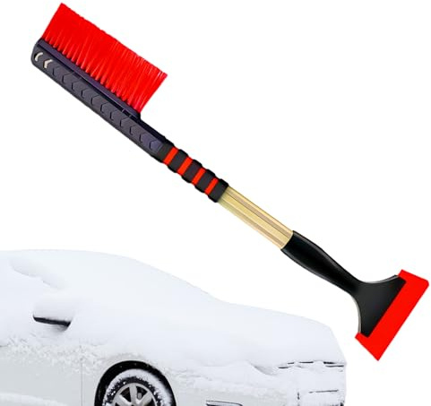Generico Raschiaghiaccio - 23,62x30,71x13,78 Pollici, Rimozione Brina, Alta qualità | Strumento da Neve Leggero, Spazzola da Neve per Auto, Camion, SUV, Pulizia, Parabrezza E Finestre