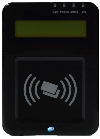 SIMPLETEK – Lector de tarjetas inteligentes USB NFC RFID LCD Universal Sin Soporte