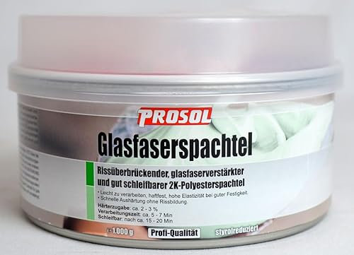 Glasfaserspachtel 975 g plus 25 g Härter, 1000 g netto