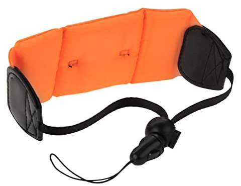 Akozon Correa de muñeca flotante para cámara, buceo, natación, correa de muñeca para acción, HERO7, HERO6, HERO5, HERO4, HERO3, HERO2, nailon, clásico, sólido, gancho y bucle