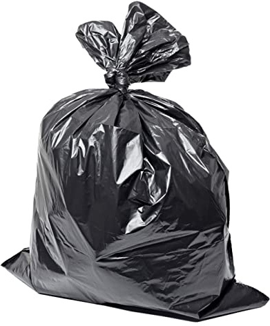 sarcia.eu Bolsas de Basura Negras, PEBD de Alta Resistencia 35l 50 Bolsas