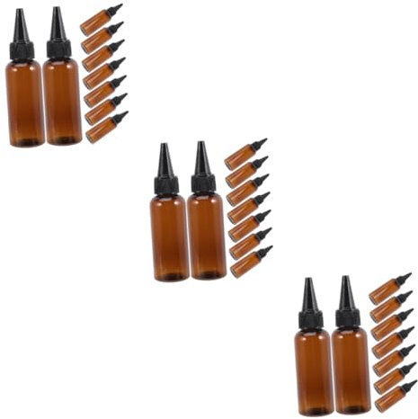 Baluue 30piezas Botellas De Squeeze De Plástico Para Aplicar y Tinte Para Cabello Recargables y Precisas Para Lociones y