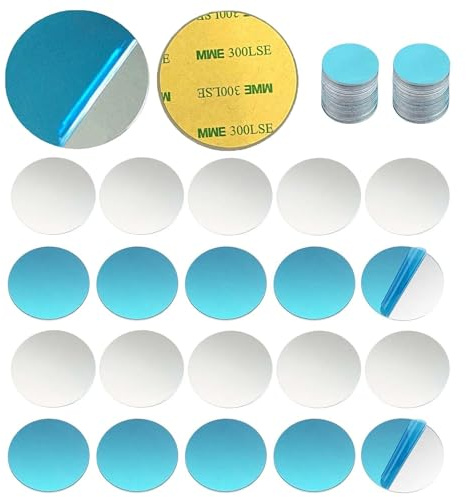100 Stück 30×0,3 MM Metallplättchen Selbstklebend, Metallplatte für Magnete | Haftgrund für Magnete, Metallplättchen für Magnetes, Selbstklebend für Magnetischen Telefonhalter