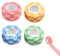 4 rouleaux Bandage cheville, Bande strapping adhésif sport, Bande adhesive elastique, Pansement orteil, Pansement doigt, Pour maintien articulations et fixation bandages(4 couleurs)