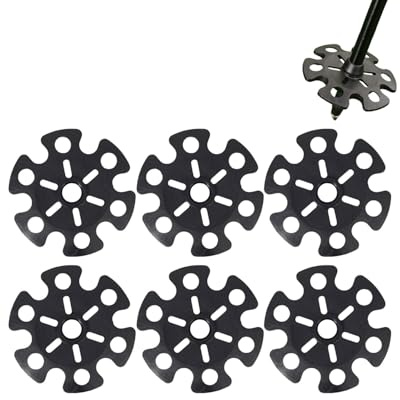 LOZTBUE 6 Stück Universal-Schneeschaufel-Ersatzteile, Schneeschaufel, Tasche, Schneeschaufel-Ersatz, Gummi, Trekkingstock-Kopf, Trekkingstock-Kopfschutz