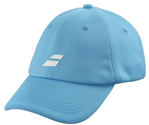 Babolat, Leichte und Bequeme Kappe mit UV-Schutz, Einheitsgröße, Farbe Weiß, Schnelltrocknend, Verstellbar im Rücken, Ideal für Sport und Outdoor-Aktivitäten.