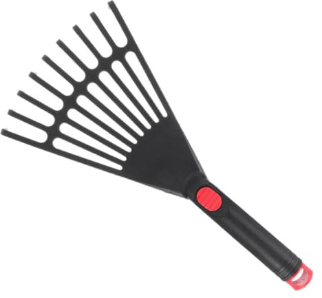 SHINEOFI Rastrillo de Jardín de Plástico Pequeño con Herramienta de Jardinería Quitar y Cuidado de Flores Rastrillo Práctico y Resistente