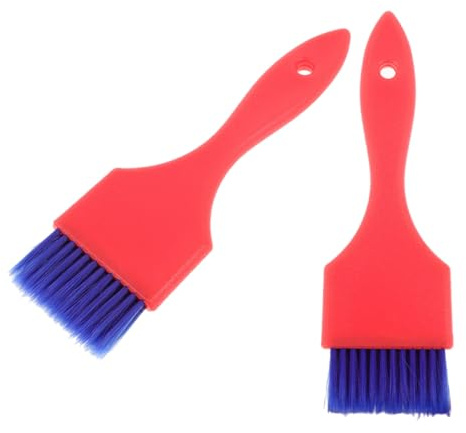 WOONEKY 2 Piezas Cepillo para Teñir el Cabello Aplicadores de Tinte Herramientas de Coloración para Uso Casa Cerdas Suaves para Iluminar y Teñir el Pelo Salón de Belleza o Casa