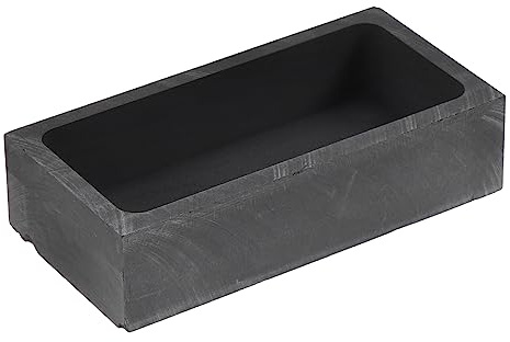 Veemoon Graphitform Gussform für Metallgießen Hitzebeständig und Langlebig Kapazität für Labor Wissenschaftliche Bildung und Verfeinerung von Gold Silber Kupfer Barren